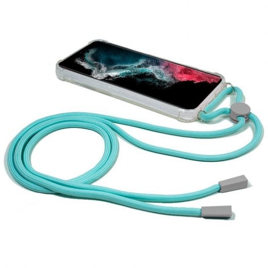 Capa com cordão Cool Mint para Samsung Galaxy S22 Ultra S908