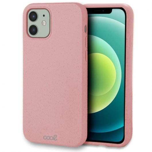 Cool Funda Eco Biodegradable para iPhone 12/12 Pro Rosa