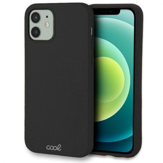 Cool Funda Eco Biodegradable para iPhone 12/12 Pro Negro
