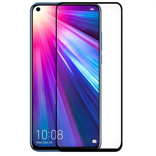 Cool Protector Pantalla Cristal Templado Full 3D Negro para Huawei Honor View 20