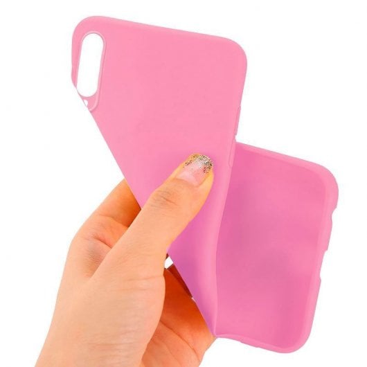 Cool Funda Silicona Rosa para Xiaomi Mi 9
