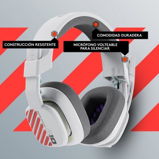 ASTRO Gaming A10 Kopfhörer Kabelgebunden Kopfband Weiß