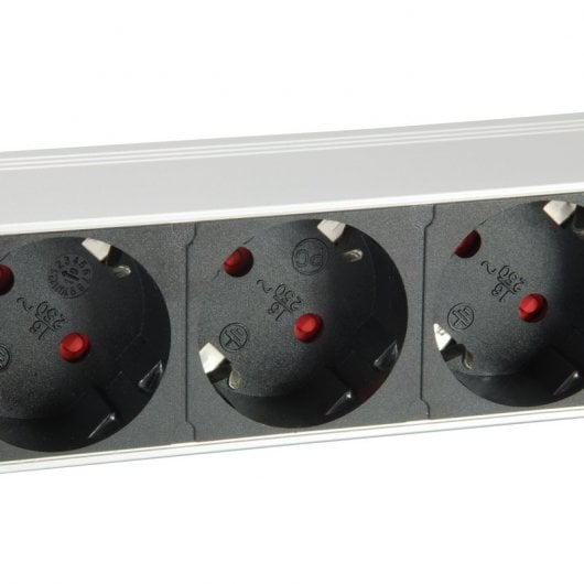 Equip 333309 Verlängerungskabel 1,8 m 7 AC-Ausgänge Drinnen Schwarz, Weiß