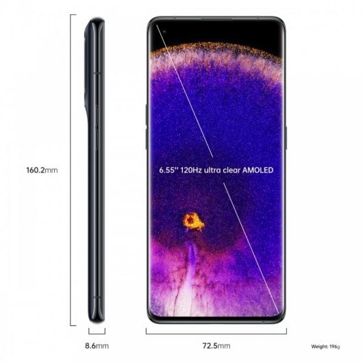 OPPO Find X5 5G 8/256GB Negro Libre
