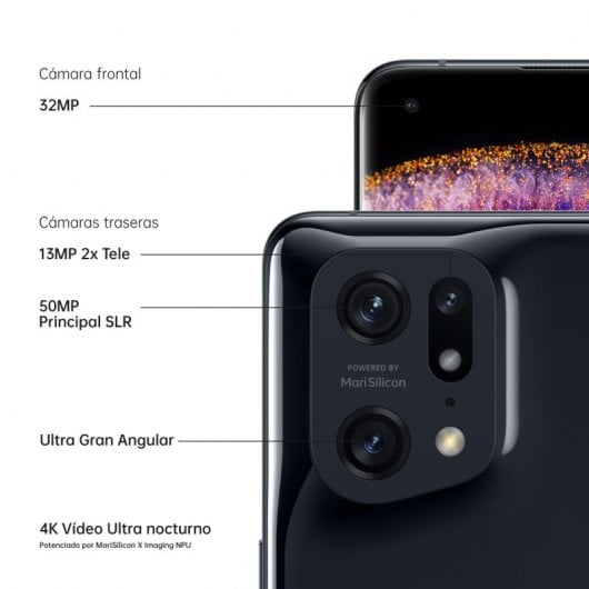 OPPO Find X5 Pro 5G 12/256GB Negro Libre