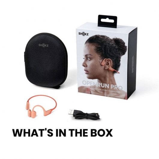 SHOKZ OpenRun Pro Kopfhörer Kabellos Nackenband Anrufe/Musik Bluetooth Pink