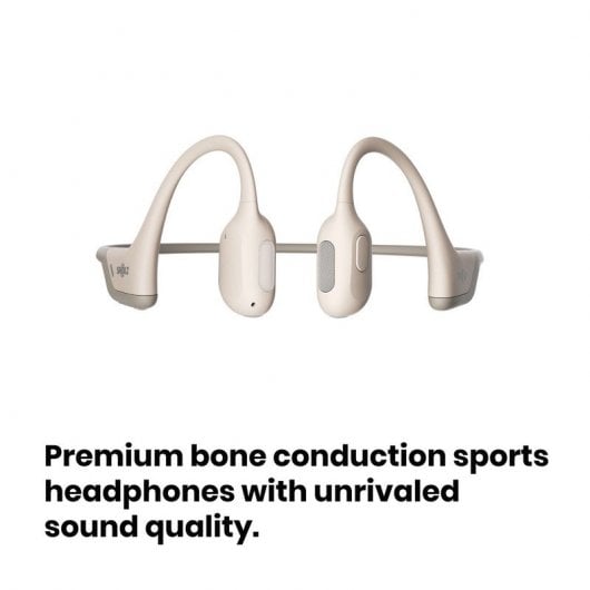 Cuffie sportive wireless Shokz OpenRun Pro Beige