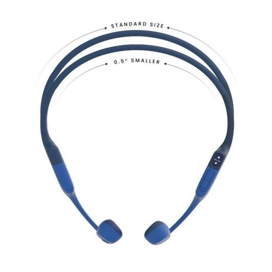 Auriculares Shokz OpenRun inalámbricos Bluetooth deportivos con cancelación de ruido y protección IP67 azul