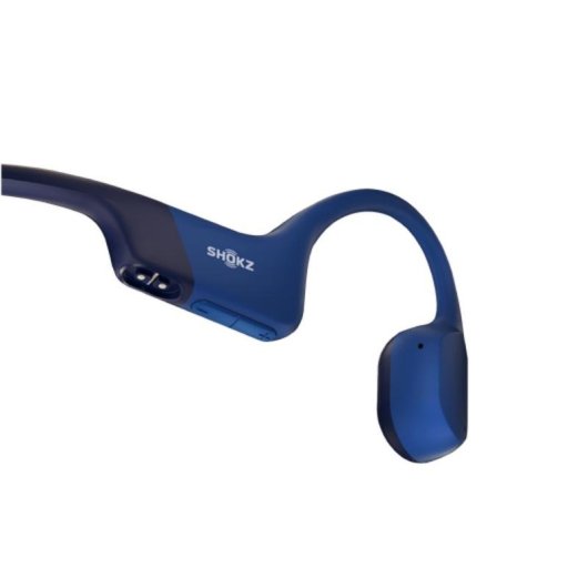 Auriculares Shokz OpenRun inalámbricos Bluetooth deportivos con cancelación de ruido y protección IP67 azul