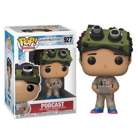 Figura da collezione Funko Pop Ghostbusters Afterlife Podcast vinile 9 cm