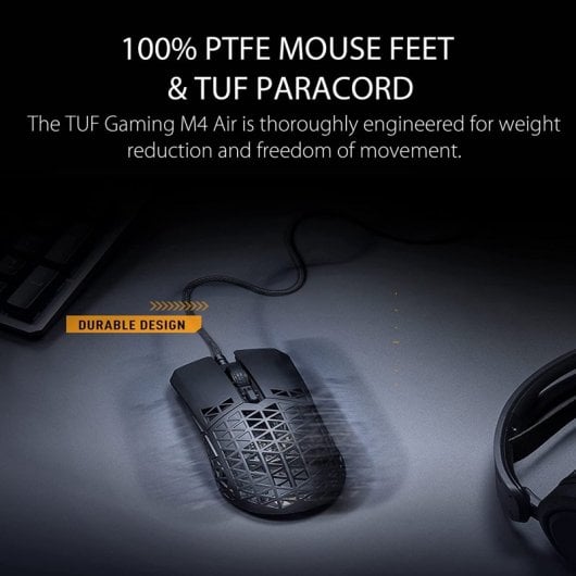 Mouse da gioco leggero ASUS P307 TUF Gaming M4 Air 16000 DPI