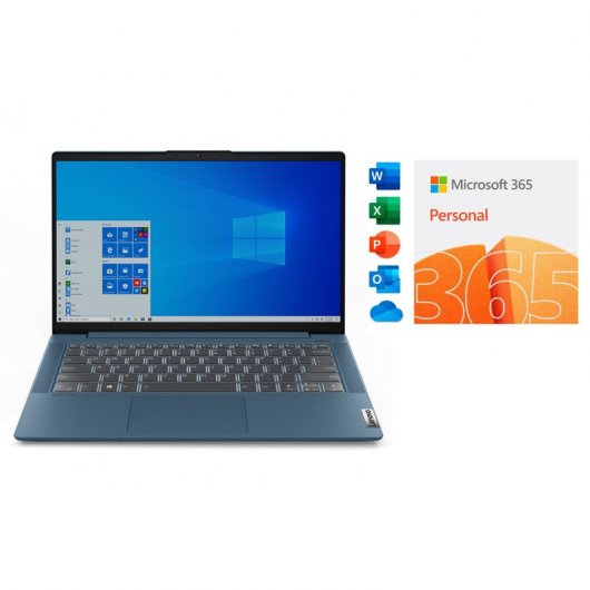 Lenovo IdeaPad 5 14ITL05 Intel Core i5-1135G7/8GB/512GB SSD/14" + Microsoft 365 Personal 12 Meses