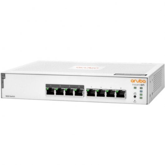 HPE Instant On 1830 Switch 8 Puertos 4p Clase 4 PoE 65W Gestionado L2 Gigabit Ethernet 1U
