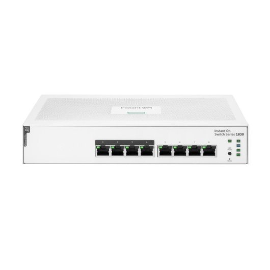 Switch HPE Instant On 1830 8 Ports 4p PoE Classe 4 65W Gestor L2 Gigabit Ethernet 1U