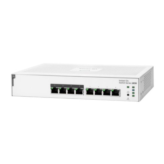 Switch HPE Instant On 1830 8 Ports 4p PoE Classe 4 65W Gestor L2 Gigabit Ethernet 1U