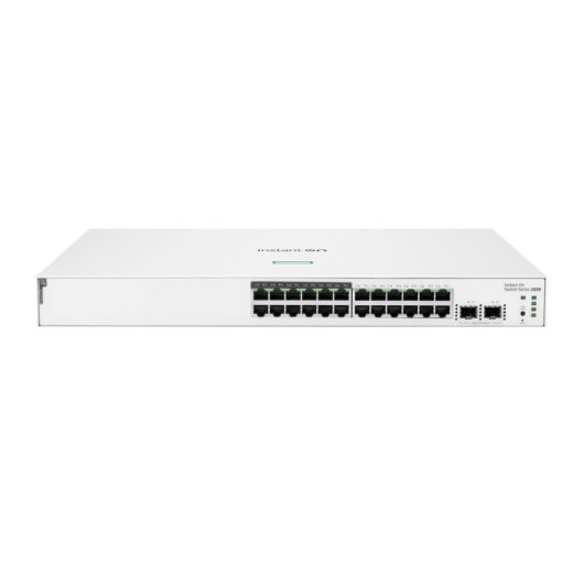 Aruba Instant On 1830 Switch 24 Portas 12p Classe 4 PoE 2SFP 195W Gerido L2 Gigabit Ethernet 1U