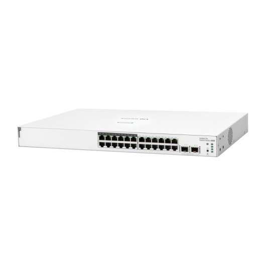 Aruba Instant On 1830 Switch 24 Portas 12p Classe 4 PoE 2SFP 195W Gerido L2 Gigabit Ethernet 1U