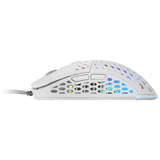 Mouse da gioco Mars Gaming MM55W RGB 12800 DPI Bianco