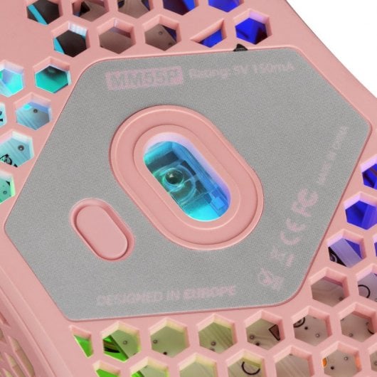 Mars Gaming MM55P Ratón Gaming RGB 12800 DPI Rosa