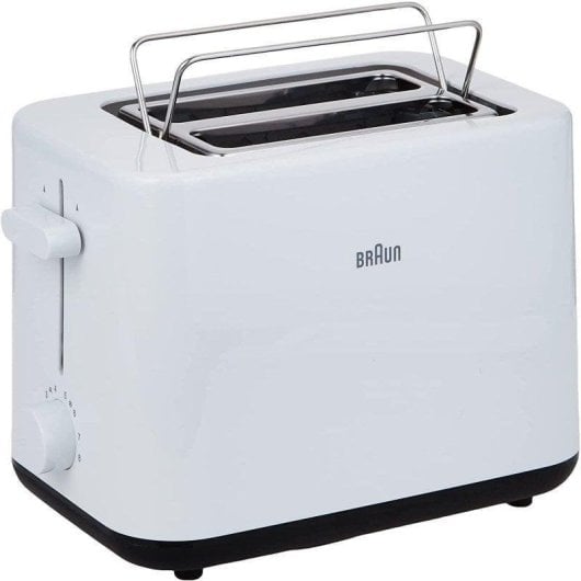 Tostadora Braun HT-1010WH 2 Ranuras 900 W Blanca