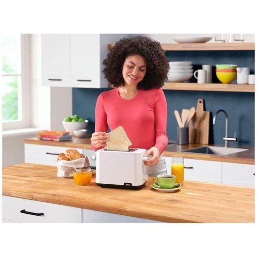 Tostadora Braun HT-1010WH 2 Ranuras 900 W Blanca