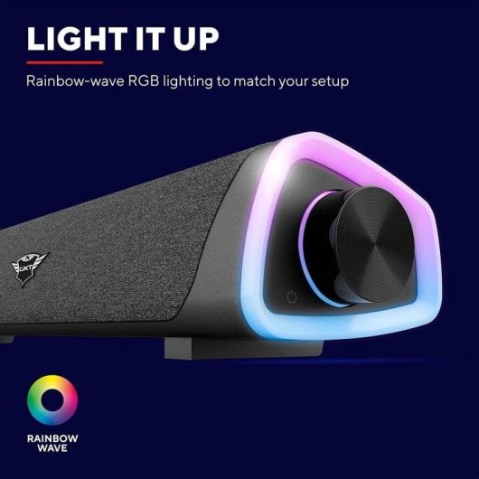 Soundbar Trust GXT 620 Axon 2.0 12W RMS Kabelgebunden RGB Schwarz