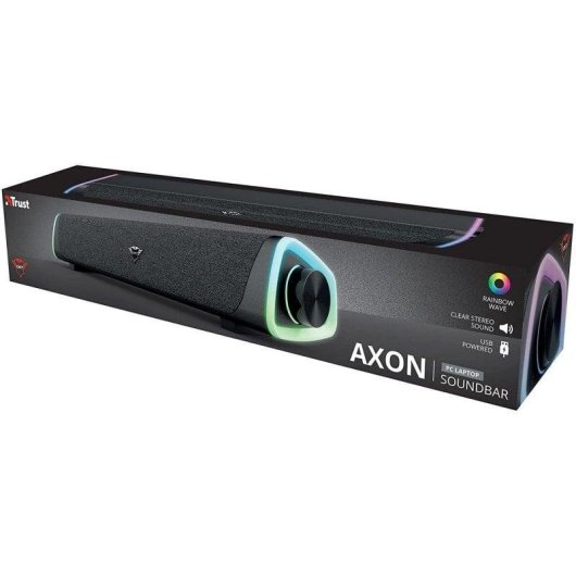 Soundbar Trust GXT 620 Axon 2.0 12W RMS Kabelgebunden RGB Schwarz