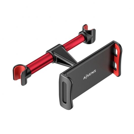 Aisens Support Voiture pour Tablette/Smartphone 5-12" Rouge/Noir