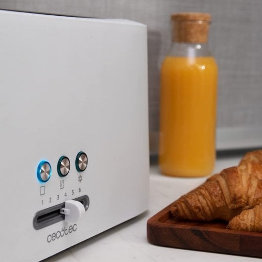 Cecotec Toast&Taste 10000 Extra White Tostadora 980W Blanco