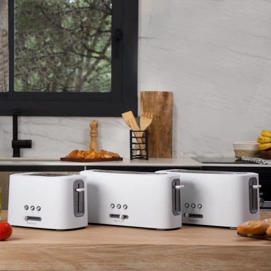 Cecotec Toast&Taste 10000 Extra White Tostadora 980W Blanco