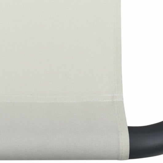 Vidaxl Tumbona Doble De Exterior De Tela Color Crema