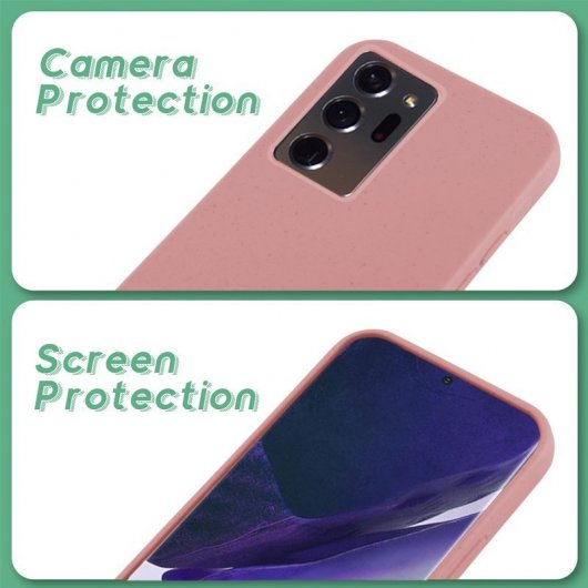 Coole rosa, umweltfreundliche, biologisch abbaubare Hülle für Samsung Galaxy Note 20 Ultra N985
