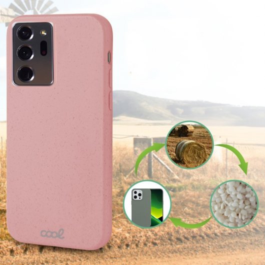 Coole rosa, umweltfreundliche, biologisch abbaubare Hülle für Samsung Galaxy Note 20 Ultra N985
