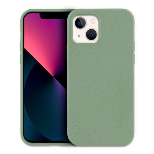 Estojo biodegradável Cool Eco para iPhone 13 Mini Verde