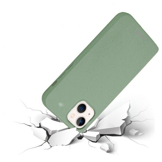 Estojo biodegradável Cool Eco para iPhone 13 Mini Verde