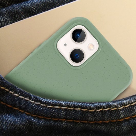 Estojo biodegradável Cool Eco para iPhone 13 Mini Verde