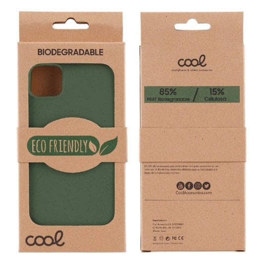 Coque écologique biodégradable vert frais pour iPhone 12 Pro Max