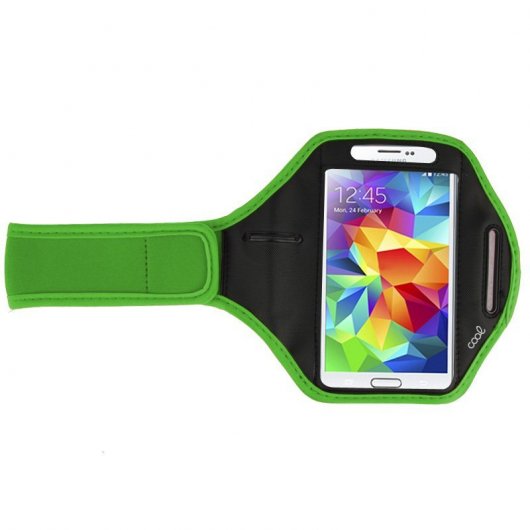 Coole universelle Neopren-Sport-Hülle in Grün für Smartphones 6"-6,7"