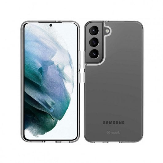 Muvit for Change Funda Recicletek Antibacterias Transparente para Samsung Galaxy S22 5G