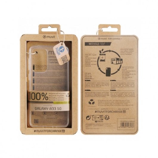 Muvit for Change Transparent Recicletek Case für Samsung Galaxy A33 5G