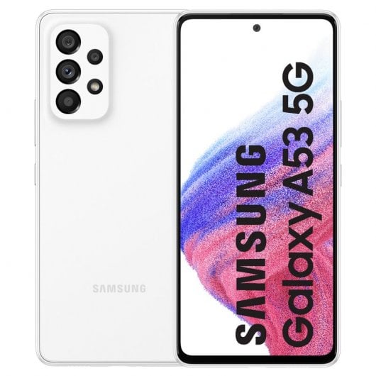 Samsung Galaxy A53 5G SM-A536B 16,5 cm (6.5") Hybride Dual-SIM Android 12 USB Typ-C 8 GB 256 GB 5000 mAh Weiß