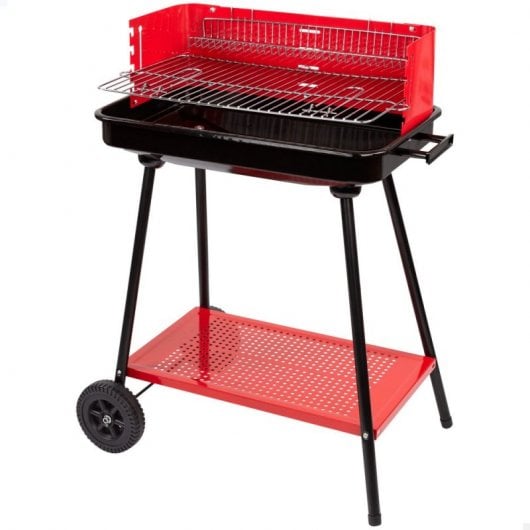 Aktive Barbacoa de Carbón Negra/Roja