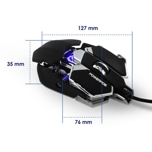 Souris de jeu Metronic Powerade MCX 3720 4000 DPI