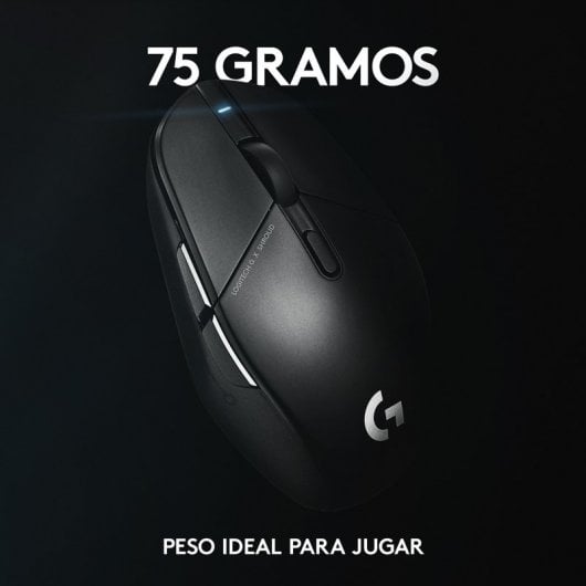 Mouse da gioco wireless Logitech G303 Shroud Edition 25000 DPI Nero