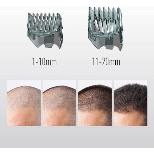 Tagliacapelli Panasonic ER-GC63-H503 Senza Fili 40min 39 Lunghezze 2 Pettini Lavabile