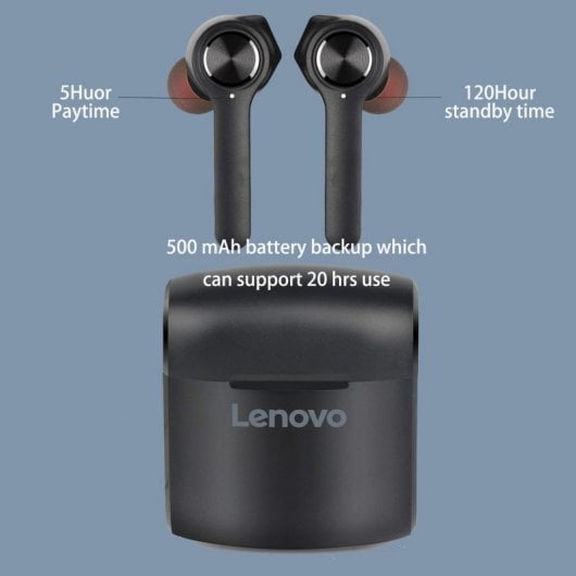 Lenovo HT-20 Auriculares Sem Fios Pretos