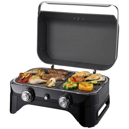 Campingaz Attitude 2100 LX Barbecue Da tavolo Gas Nero, Stainless steel 5000 W