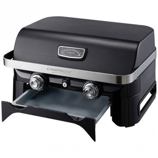 Campingaz Attitude 2100 LX Barbecue Da tavolo Gas Nero, Stainless steel 5000 W