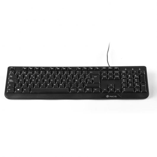 NGS Cocoa Kit, QWERTY, IT clavier Souris incluse USB Italien Noir