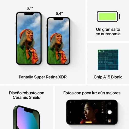 Apple iPhone 13 Mini 512GB Verde Alpino Libre